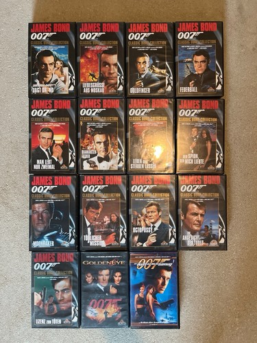 James bond vhs sammlung - vhs,