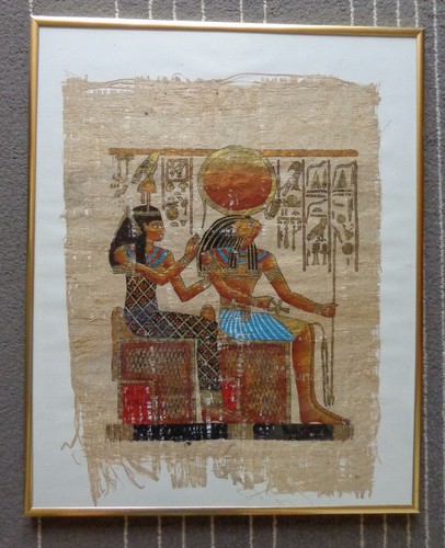 Original papyrus bild aus - papyrus,