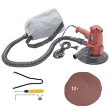 AREBOS Trockenbauschleifer Wandschleifer Deckenschleifer 710 W mit Staubfangsack