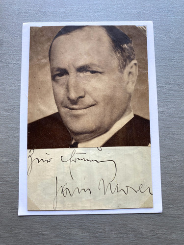 Hans moser signed - (†1964),