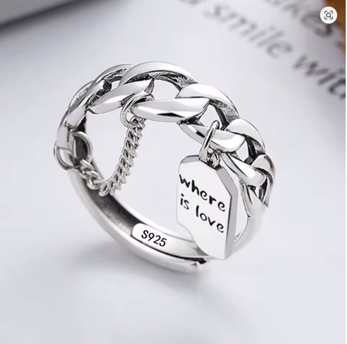 925 sterling silber ring damen - silber,