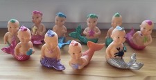Magic Diaper Babies Figur 1992 Mermaid LGT Baby Face Doll Meerjungfrau Punk