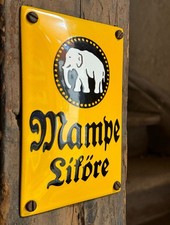 Türschild Emailschild Mampe