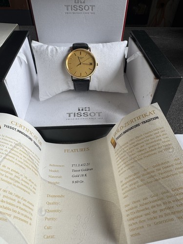 Tissot goldrun 18k - tissot,