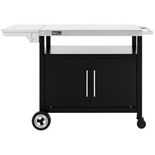 Royal Gourmet Grilltisch Indoor Grillwagen Outdoor Grill Trolley Schwarz
