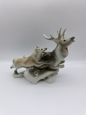 Royal Dux 462 Jagdmotiv Wolf