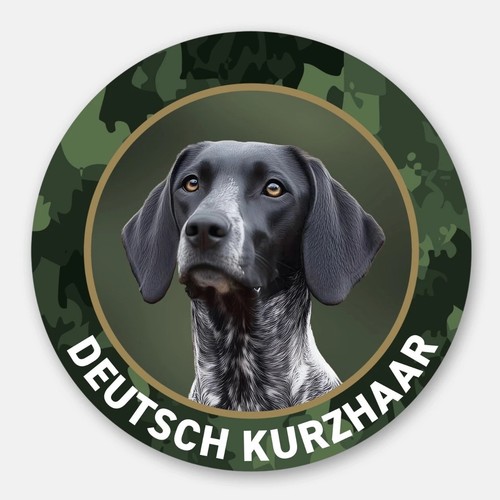 Deutsch kurzhaar aufkleber - kurzhaar, dk