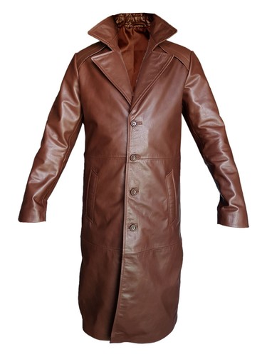 Herren echt braun rindsleder - braun,