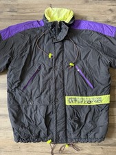 Vintage Skijacke Retro 80er 90er Ski Jacket Gr. L Ski Wear Hipster Snowboard