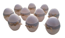 10 Ostereier aus Keramik