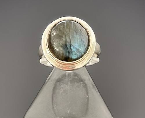 925 silberring labradorit - 925/-,