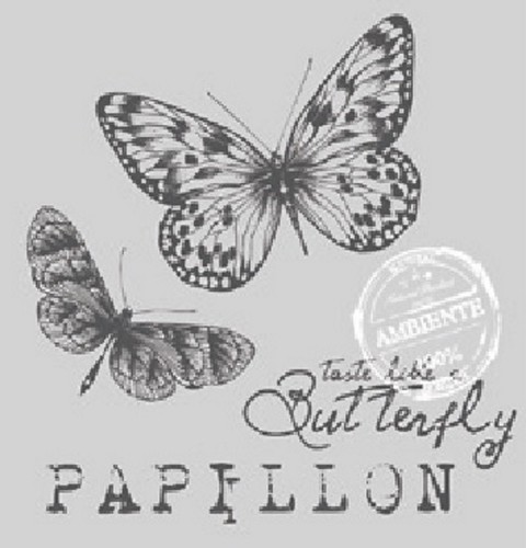 Servietten papier papillon - 20,