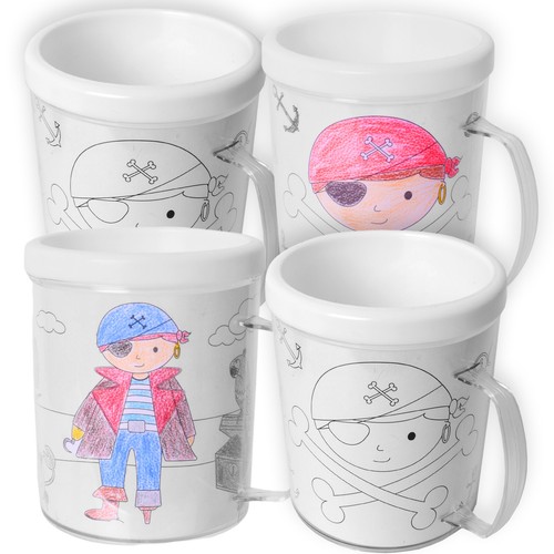 Kinder becher kindertasse - 4x,