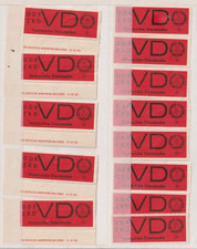 DDR;DIENSTMARKEN ; 13  x ohne  GUMMI   ( 50 )
