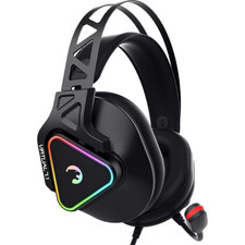 Gaming Headset mit Mikrofon USB Gamer PC vibrierende Kopfhörer GAMEPOWER Kizaru