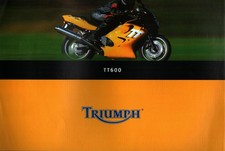 Prospekt Triumph Motorrad Daytona TT 600 auf Englisch von 1999