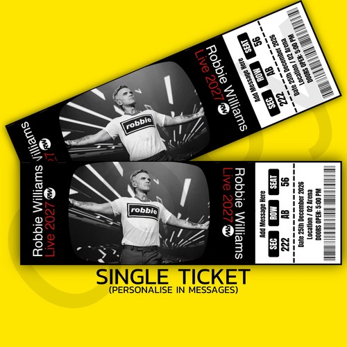 Robbie williams live mock - robbie,