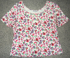 Damen T-Shirt Rosa/Rot