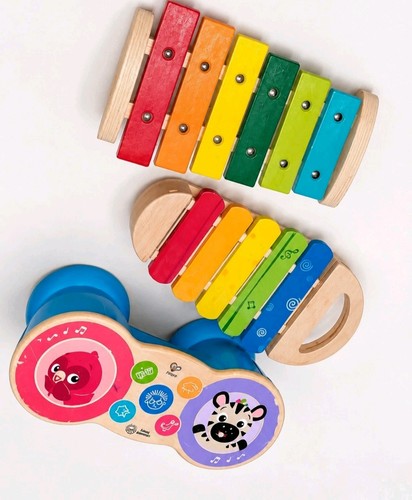Holz musikinstrumente set 2x - holz,