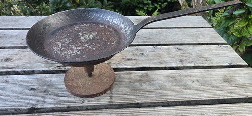 Handgeschmiedete eisenpfanne - handgeschmiedete,