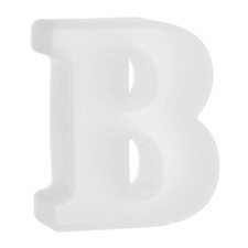 3D Buchstabenform für Harz