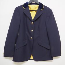 Euro Star Turnierjacke Gr. 40 Turnier Reitjacke Showjacket Reitjacket blau Samtk