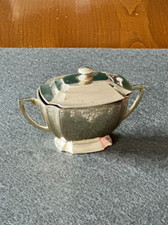 Silber Zuckerdose Dose Antiquität 213g Elegant Vintage Gebraucht