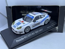 Porsche 911 996 GT3 RS Recaro weiß blau Minichamps Modell 1:43 OVP 999 Stück