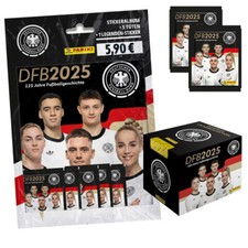 Panini DFB 2025 125 Jahre Fußballgeschichte Sammelsticker Display Tüten Album