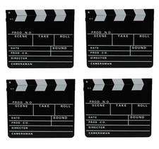 4x Filmklappe Regieklappe