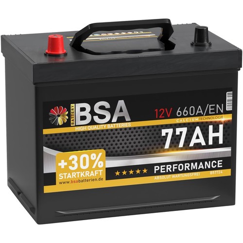 Asia autobatterie 77ah 12v - asia,