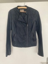Kunstlederjacke blau in top Zustand