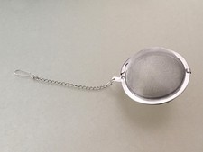 altes Teesieb, Gewürzsieb,Kräuterkugel Filterkugel Edelstahl Vintage