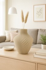 Design Vase modern Beige – Skandinavische Deko