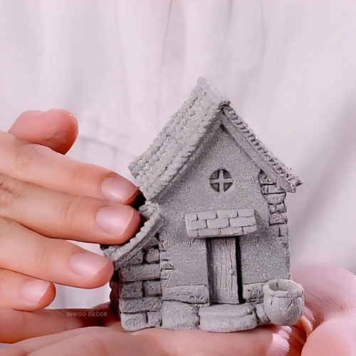 Miniatur zen steinhaus garten - zen,
