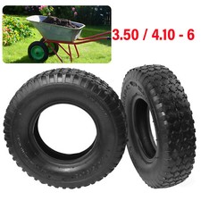 2x Reifen Schlauch 3.50/4.00/4.10-6 für Schubkarren Bollerwagen Gartengeräte Rad