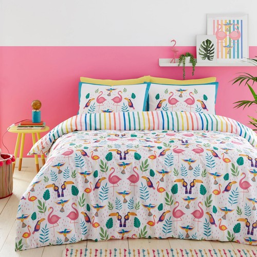 Flamingo kolibri bettbezug - flamingo,