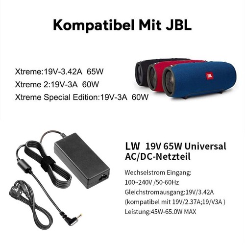 65w netzteil für jbl - 65w,