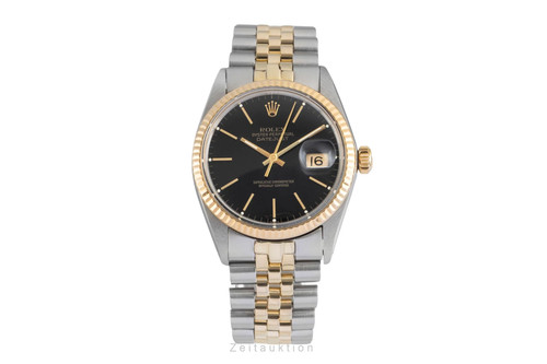 Rolex datejust black dial - rolex,