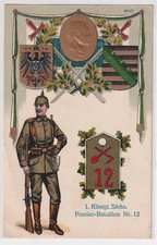 86580 Präge Ak Mein Bataillon