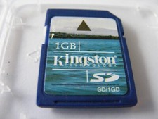 1GB Secure Digital Card ( 1 GB SD Karte ) KINGSTON gebraucht