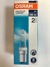OSRAM/RADIUM Halolux Ceram Halogenlampe B15d 40W klar 64491 KL 64497 NEU & OVP!