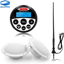 Marine Stereo Bluetooth Boot Radio mit wasserdichten Lautsprechern und Antenne