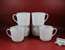 Schönwald Porzellan Form 98, 6 Stück Becher 0,32 Ltr., Kaffeebecher weiß, NEU