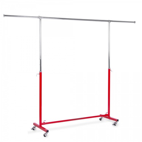 Kleiderständer rot 123 203cm - kleiderständer, 123-203cm