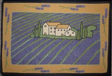 Fußmatte im mediterranen Stil, 60 x 40 cm, unbenutzt