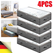 4 x Unterbett Kommode Unterbettkommode Unterbett Aufbewahrung Unterbettbox Box