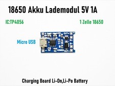 Akku Lademodul 5V 1A TP4056