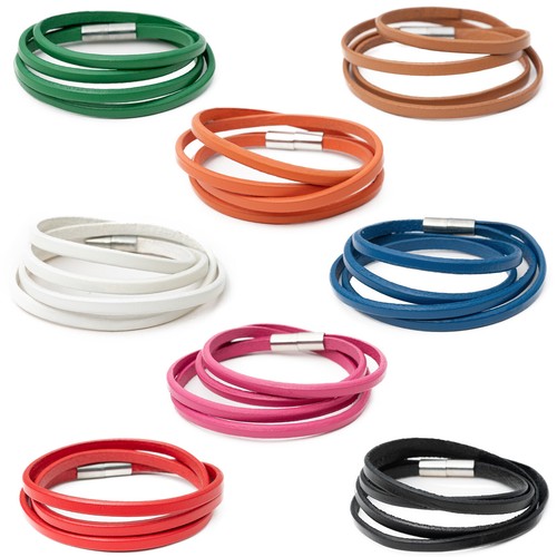 Wickelarmband aus echtem leder - echtem,