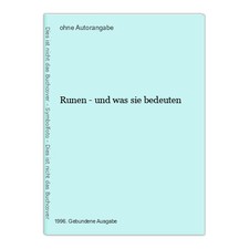Runen - und was sie bedeuten